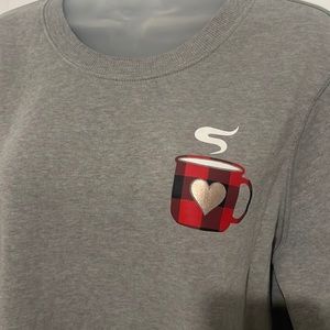GREY COFFEE SWEATSHIRT